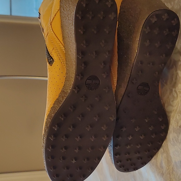 Timberland Suede Wedge Boots Size 10 - Picture 7 of 8